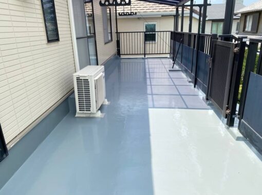 東浦町M様　ベランダ防水1
