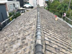 大府市 牧様邸 瓦屋根葺き替え工事 (4)R　右　屋根　施工前