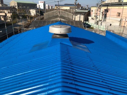 大府市　工場屋根塗装工事 (4)R　施工後