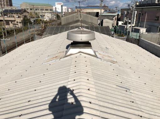 大府市　工場屋根塗装工事 (1)R　施工前