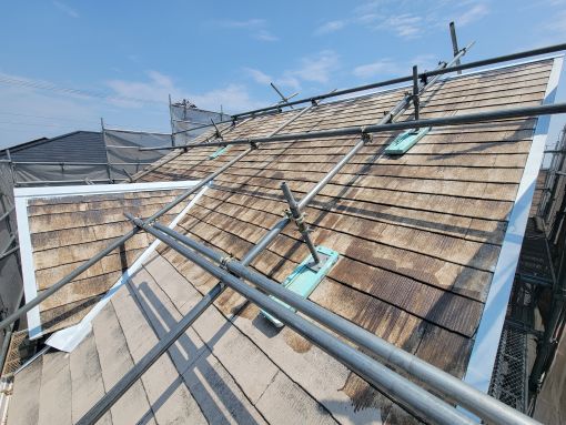 20250707 東浦町 成田邸 下塗り (1)R施工前