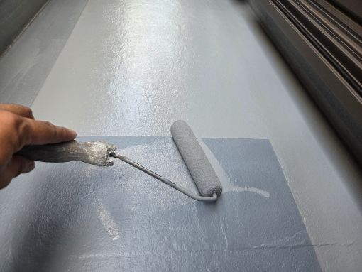 20250714 大府市 楯邸 トップコート１回目R施工前