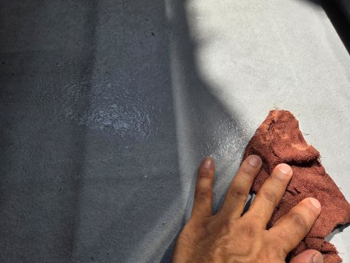 20250712 大府市 楯邸 アセトン拭きR施工前