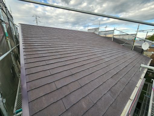 20250919 大府市 石原邸 屋根下塗り後R施工前